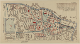 217370 Plattegrond van het uitbreidingsplan Pijlsweerd te Utrecht, met de situatie van het terrein tussen de ...